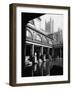 Cathedral Tower Overlooking the Ruins of the Roman Baths-David Scherman-Framed Photographic Print