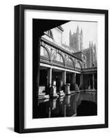 Cathedral Tower Overlooking the Ruins of the Roman Baths-David Scherman-Framed Photographic Print