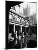 Cathedral Tower Overlooking the Ruins of the Roman Baths-David Scherman-Mounted Photographic Print