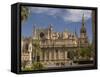 Cathedral, UNESCO World Heritage Site, Seville, Andalucia, Spain, Europe-Rolf Richardson-Framed Stretched Canvas
