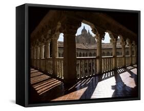 Cathedral Viewed from the Cloisters of Las Duenas Convent, Salamanca, Castile Leon, Spain-Ruth Tomlinson-Framed Stretched Canvas