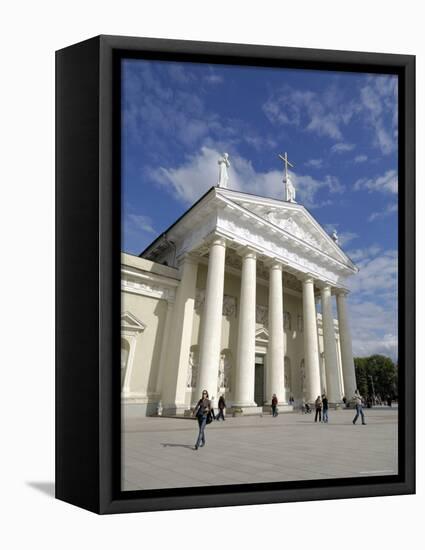 Cathedral, Vilnius, Lithuania, Baltic States-Gary Cook-Framed Stretched Canvas