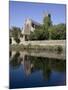 Cathedral West Side and River Severn, Worcester, Worcestershire, England, United Kingdom, Europe-Julian Pottage-Mounted Photographic Print