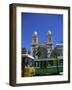 Cathedral with Bus and Tram in Foreground, Tunis, Tunisia, North Africa, Africa-Nelly Boyd-Framed Photographic Print