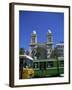 Cathedral with Bus and Tram in Foreground, Tunis, Tunisia, North Africa, Africa-Nelly Boyd-Framed Photographic Print