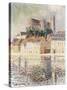 Cathedrale d'Auxerre-Gustave Loiseau-Stretched Canvas