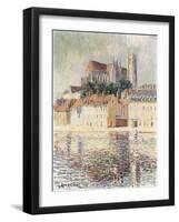 Cathedrale d'Auxerre-Gustave Loiseau-Framed Giclee Print