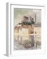 Cathedrale d'Auxerre-Gustave Loiseau-Framed Giclee Print