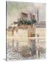 Cathedrale d'Auxerre-Gustave Loiseau-Stretched Canvas