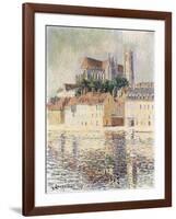 Cathedrale d'Auxerre-Gustave Loiseau-Framed Giclee Print