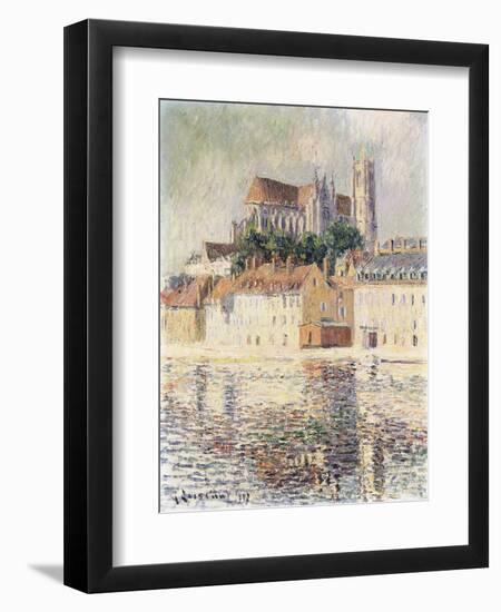 Cathedrale d'Auxerre-Gustave Loiseau-Framed Premium Giclee Print