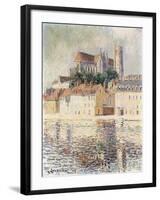 Cathedrale d'Auxerre-Gustave Loiseau-Framed Giclee Print