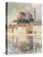 Cathedrale D'Auxerre-Gustave Loiseau-Stretched Canvas