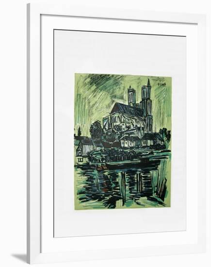 Cathédrale de Mantes la Jolie-Isis Kischka-Framed Collectable Print