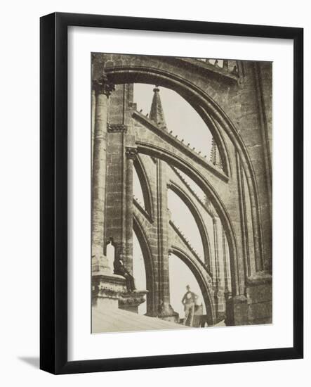 Cathédrale de Reims, arcs-boutants du chevet-Pierre Amédée Varin-Framed Giclee Print