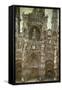 Cathedrale de Rouen-Harmonie Brune-Claude Monet-Framed Stretched Canvas