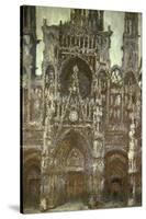 Cathedrale de Rouen-Harmonie Brune-Claude Monet-Stretched Canvas