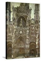 Cathedrale de Rouen-Harmonie Brune-Claude Monet-Stretched Canvas