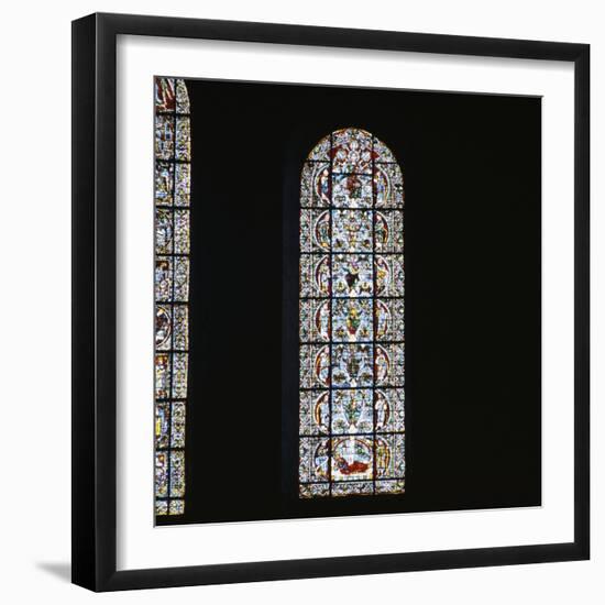 Cathédrale Notre Dame de Chartres. Vitrail : "L'arbre de Jessé"-null-Framed Giclee Print