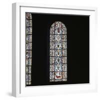 Cathédrale Notre Dame de Chartres. Vitrail : "L'arbre de Jessé"-null-Framed Giclee Print