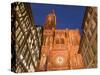 Cathedrale Notre Dame, Strasbourg, Alsace, France-Walter Bibikow-Stretched Canvas