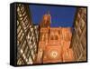 Cathedrale Notre Dame, Strasbourg, Alsace, France-Walter Bibikow-Framed Stretched Canvas