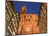 Cathedrale Notre Dame, Strasbourg, Alsace, France-Walter Bibikow-Mounted Photographic Print