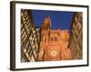 Cathedrale Notre Dame, Strasbourg, Alsace, France-Walter Bibikow-Framed Photographic Print