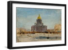 Cathédrale Saint-Isaac à Saint-Pétersbourg-Félix Ziem-Framed Giclee Print