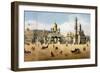 Cathedrals of the Annunciation and the Archangel, from a Panorama of Moscow-Dmitri Indieitzeff-Framed Giclee Print