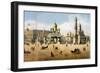 Cathedrals of the Annunciation and the Archangel, from a Panorama of Moscow-Dmitri Indieitzeff-Framed Giclee Print