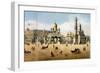 Cathedrals of the Annunciation and the Archangel, from a Panorama of Moscow-Dmitri Indieitzeff-Framed Giclee Print