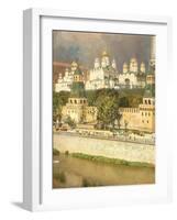 Cathedrals of the Moscow Kremlin, 1894-Apollinari Mikhailovich Vasnetsov-Framed Giclee Print