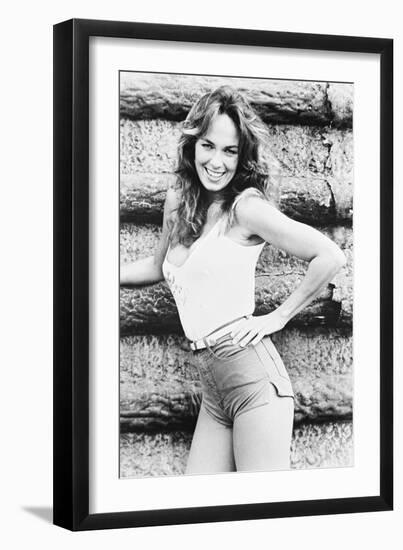 Catherine Bach - The Dukes of Hazzard-null-Framed Art Print