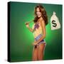 Catherine Bach-null-Stretched Canvas