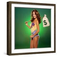 Catherine Bach-null-Framed Photo