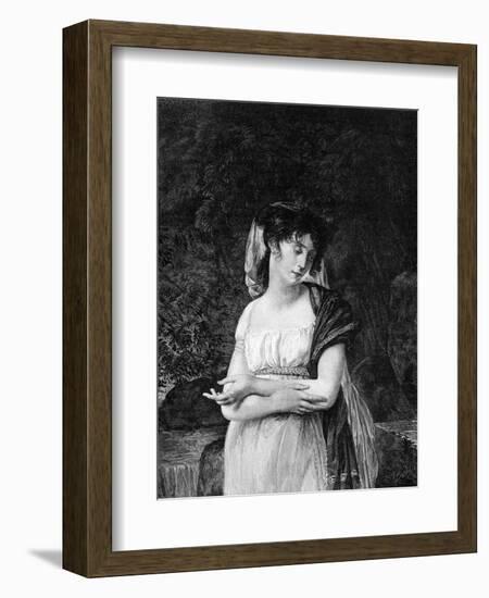 Catherine Bonaparte-Antoine-Jean Gros-Framed Art Print