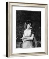 Catherine Bonaparte-Antoine-Jean Gros-Framed Art Print