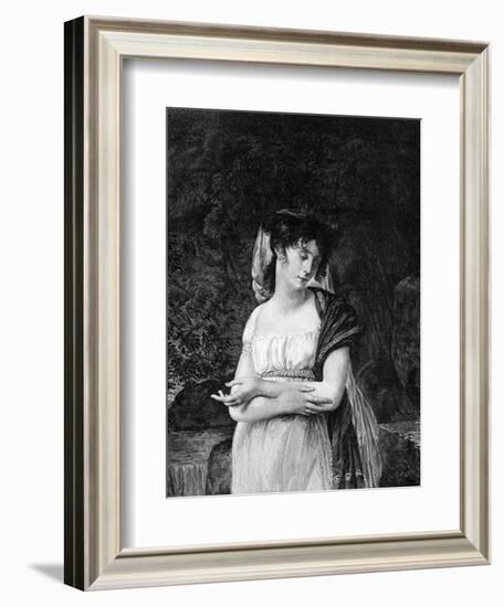 Catherine Bonaparte-Antoine-Jean Gros-Framed Art Print