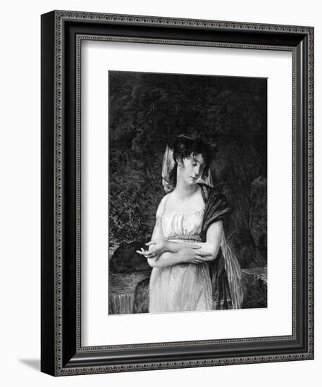 Catherine Bonaparte-Antoine-Jean Gros-Framed Art Print