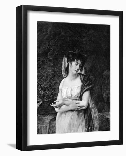 Catherine Bonaparte-Antoine-Jean Gros-Framed Art Print