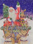 Father Christmas Setting Out on Christmas Eve-Catherine Bradbury-Giclee Print