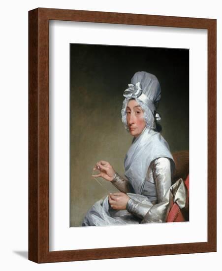 Catherine Brass Yates (Mrs. Richard Yates) by Gilbert Stuart-Gilbert Stuart-Framed Giclee Print