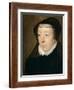 Catherine De Medicis, Queen of France-Francois Clouet-Framed Art Print