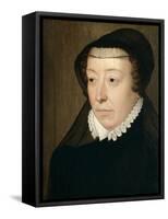 Catherine De Medicis, Queen of France-Francois Clouet-Framed Stretched Canvas