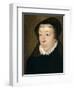 Catherine De Medicis, Queen of France-Francois Clouet-Framed Art Print