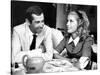 Catherine Deneuve and Roger Vadim Having a Cup of Tea in 1960-DR-Stretched Canvas