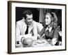 Catherine Deneuve and Roger Vadim Having a Cup of Tea in 1960-DR-Framed Photographic Print