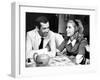 Catherine Deneuve and Roger Vadim Having a Cup of Tea in 1960-DR-Framed Photographic Print