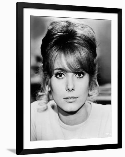 Catherine Deneuve. "Beds And Broads" 1962, "Les Parisiennes"-null-Framed Photographic Print